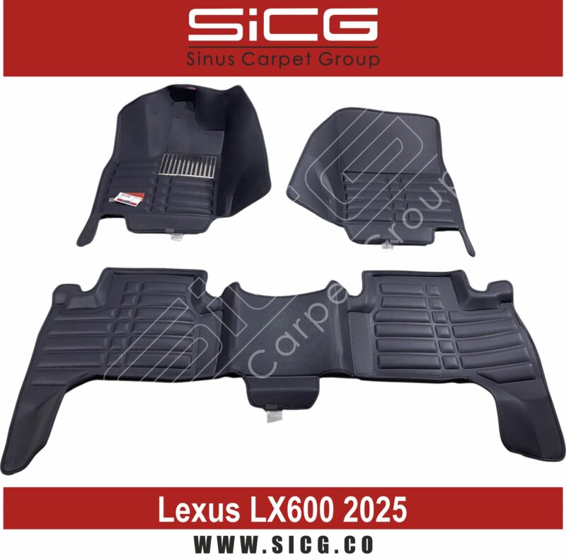 کفپوش سه بعدی و پنج بعدی لکسوس LX600