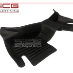 کفپوش ردیف عقب بنز سری E - مشکی