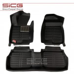 کفپوش سه بعدی هیوندای سوناتا وای اف - مشکی