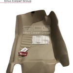 کفپوش راننده تویوتا لندکروز - کرم